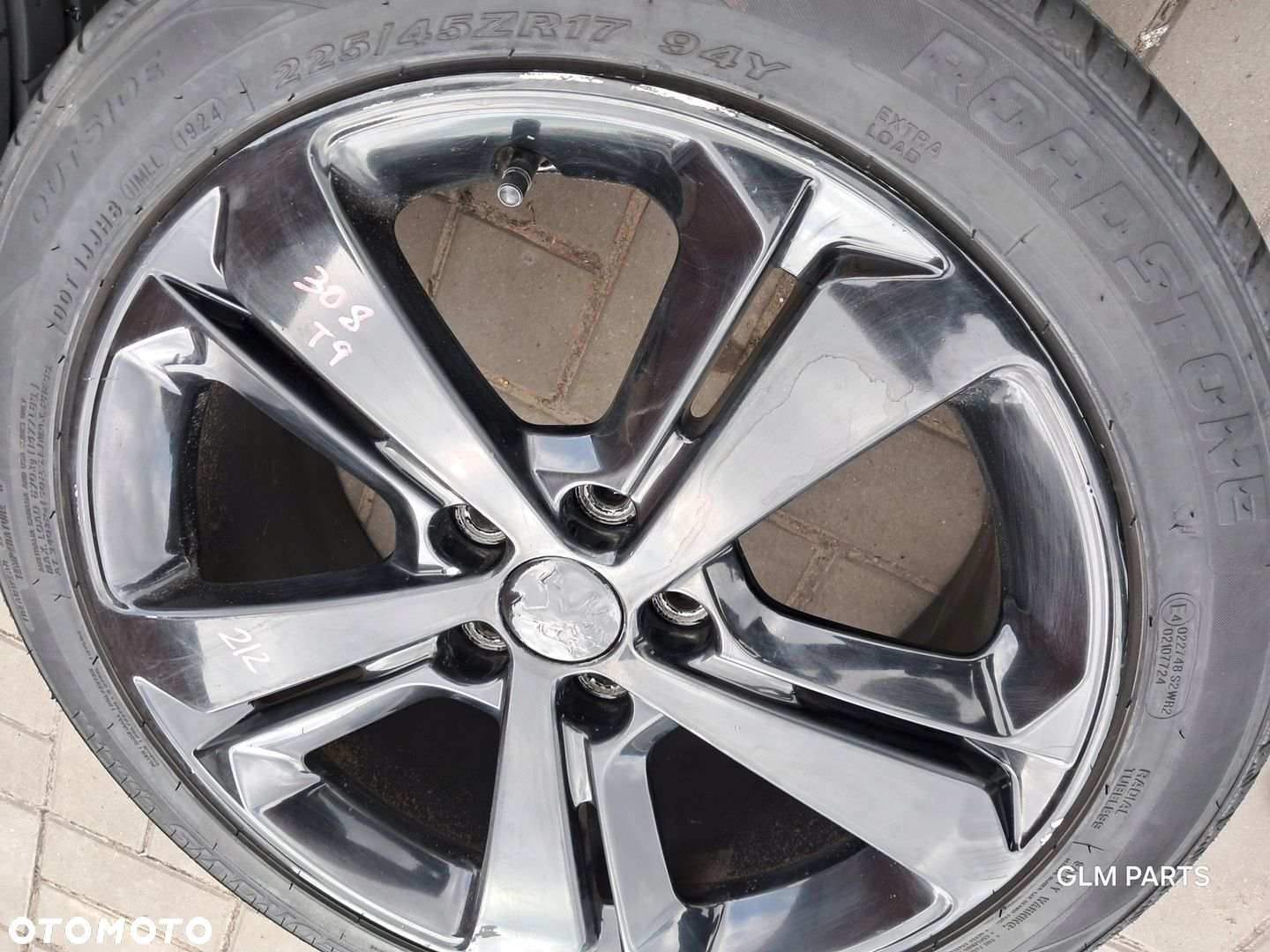 Peugeot 308 II T9 Felgi aluminiowe 17" 7,5" ET44 5x108 9677989777 - 5