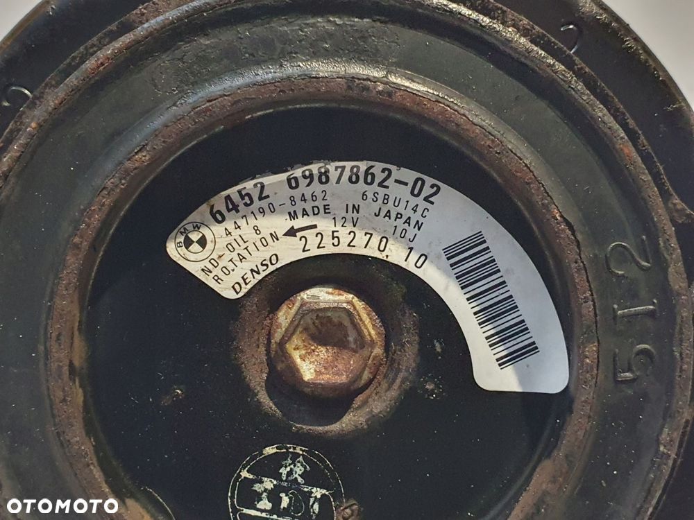SPRĘŻARKA KLIMATYZACJI BMW E87 E90 E91 2.0 D pompa 6987862 - 2