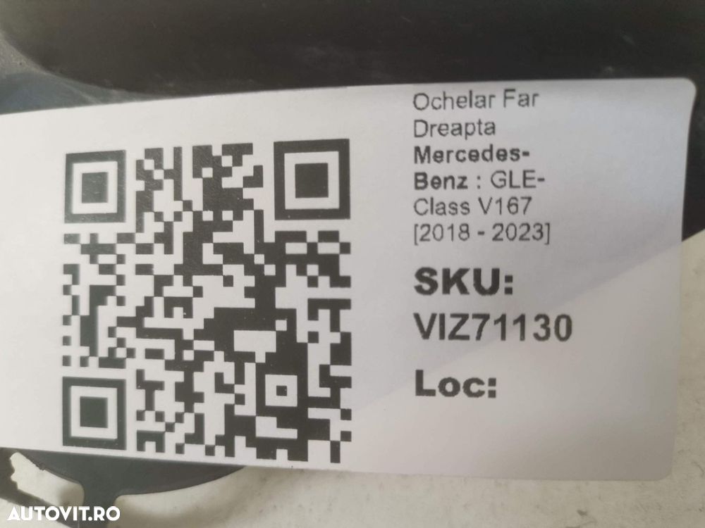 Ochelar Far Dreapta Mercedes-Benz  GLE-Class V167 2018 2019 2020 2021 - 4