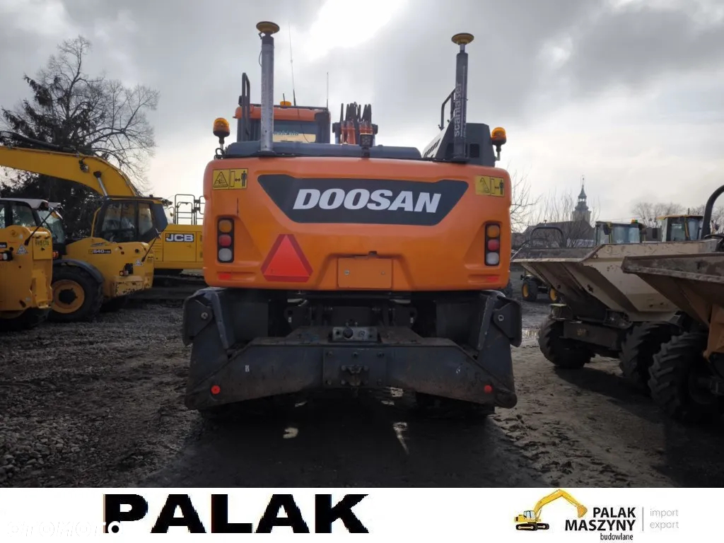 Doosan Koparka kołowa  DOOSAN DX160 W-5  +ROTATOR + GPS  , 2018 rok - 9
