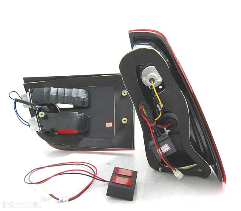 FAROLINS TRASEIROS BMW X5 E53 99-03 FUMADO LED - 3