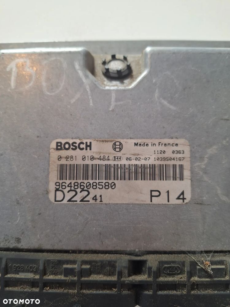boxer jumper I 2.2 HDI  komputer silnika 9648608580   0281010484   (51/3) - 2