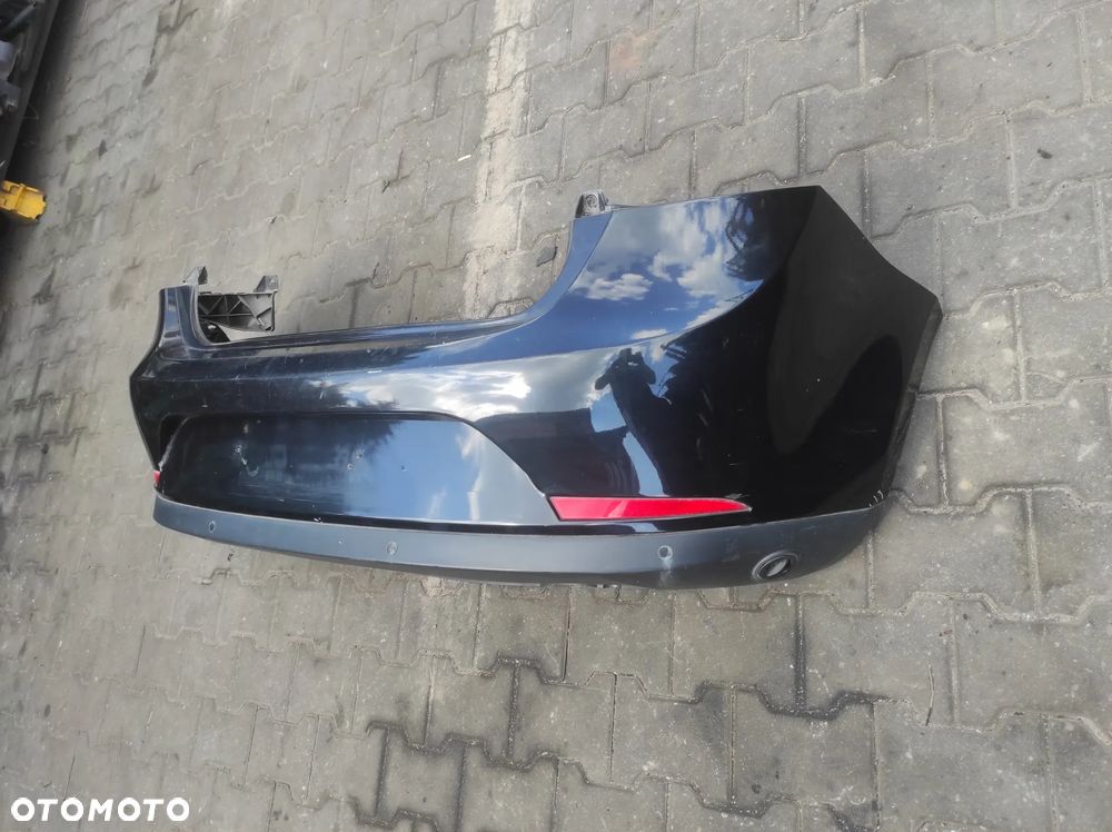 SEAT IBIZA 4 HB 6J4 ZDERZAK TYŁ TYLNY LC9Z CZARNY PDC CZUJNIKI PARKOWANIA WYSYŁKA !!!!! - 4
