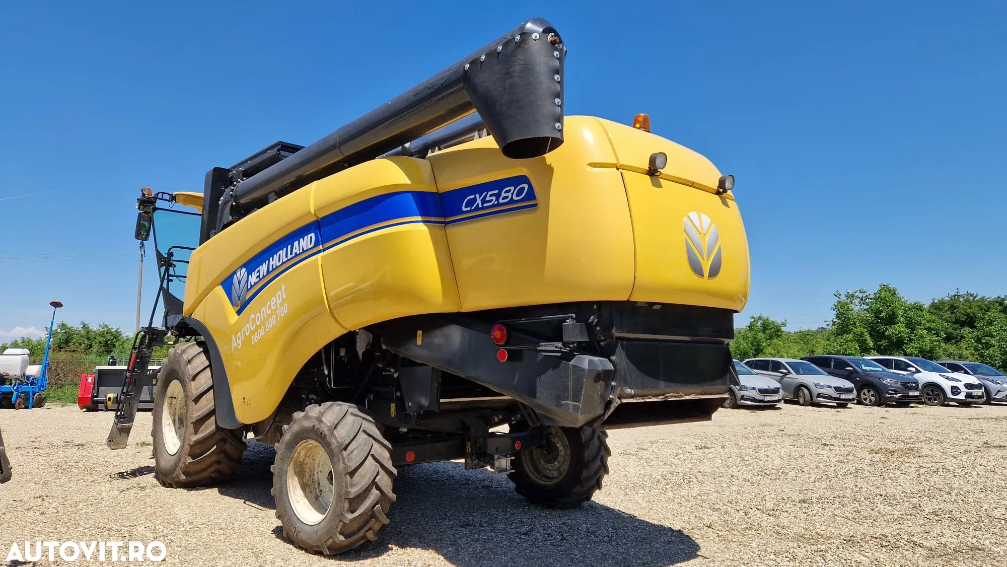 New Holland CX5.80 STAGE 5 ECHIPATA CU CANTAR SI SENZOR UMIDITATE - 4