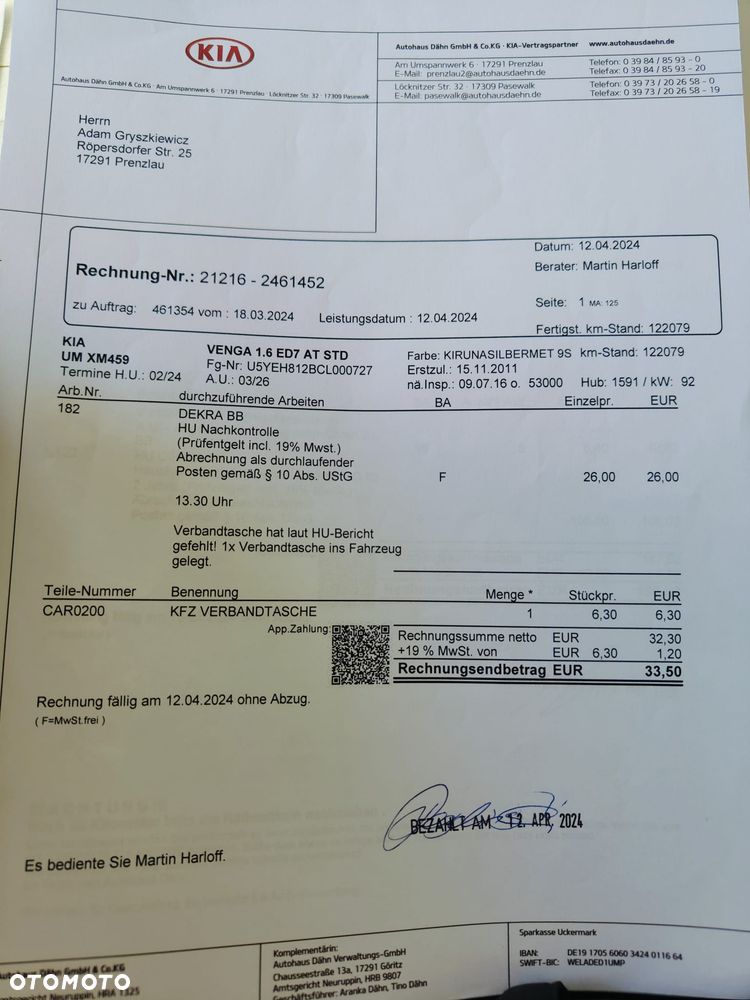 Kia Venga 1.6 CVVT Automatik Dream-Team Edition - 28