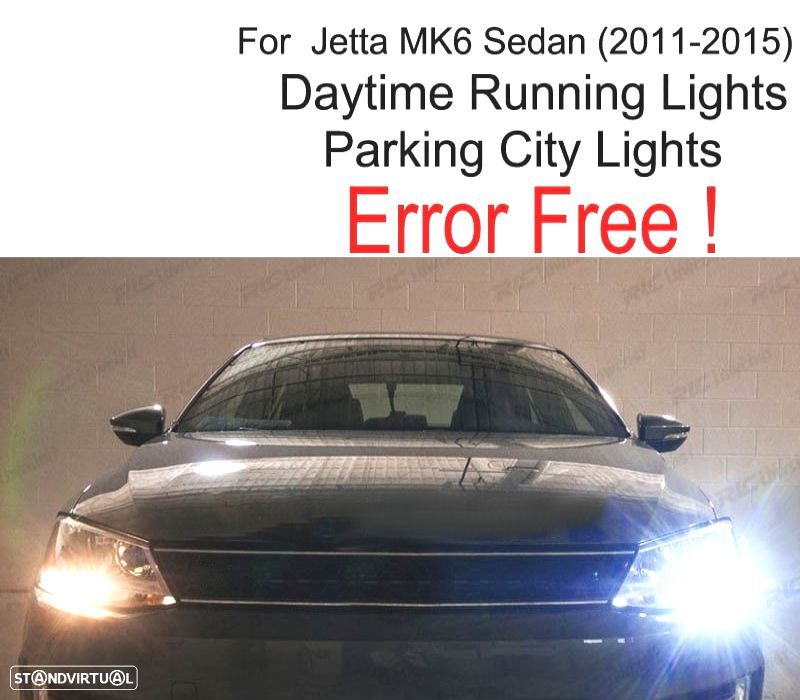 KIT COMPLETO DE 4 LAMPADAS LED INTERIOR PARA VOLKSWAGEN VW JETTA 6 MK6 MKVI 11-15 - 1