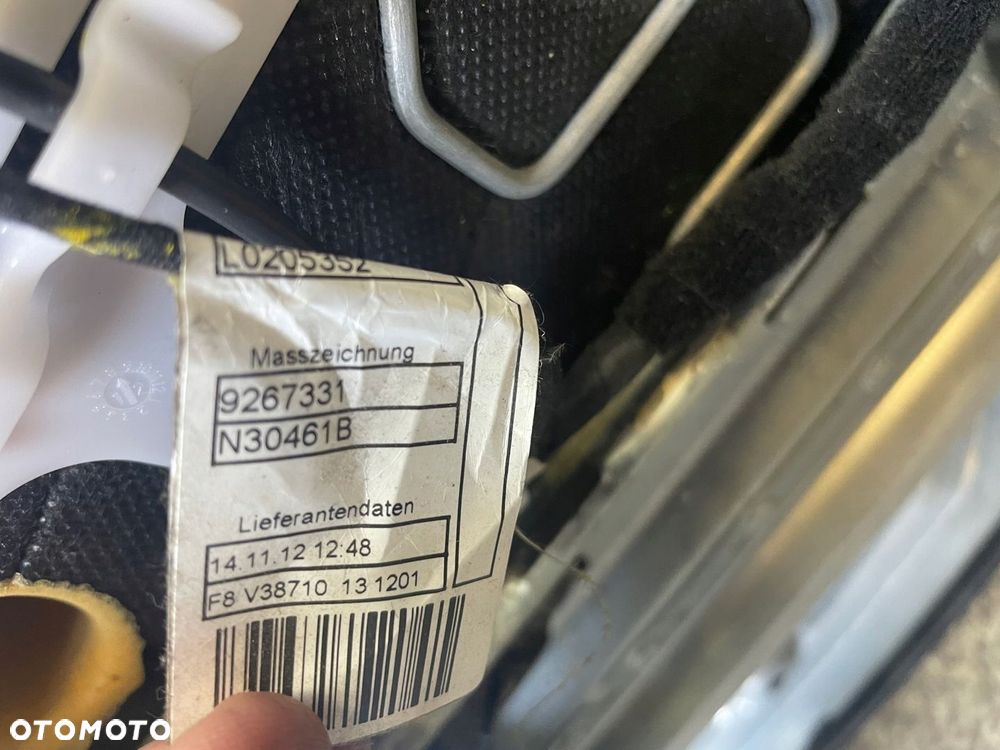 Fotel pasazera prawy przod przedni pompowany skora czarna BMW X3 F25 ŁADNY - 12