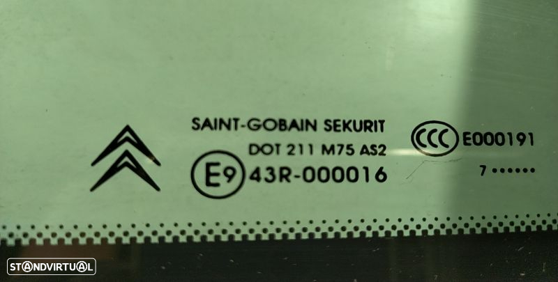 Vidro Porta Tras Direita Citroën C4 Grand Picasso I (Ua_) - 2