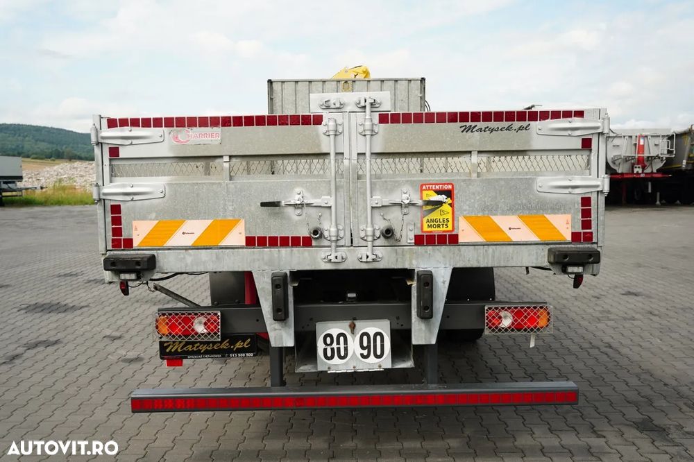 DAF LF 250 / 4X2 / LIVRARE - 7.3 + HDS HYVA HB 150X -E3 / RADIOCOMANDĂ / ROTATOARE / MAX. CAPACITATE DE RIDICARE: 5200 KG / EURO 6 - 18