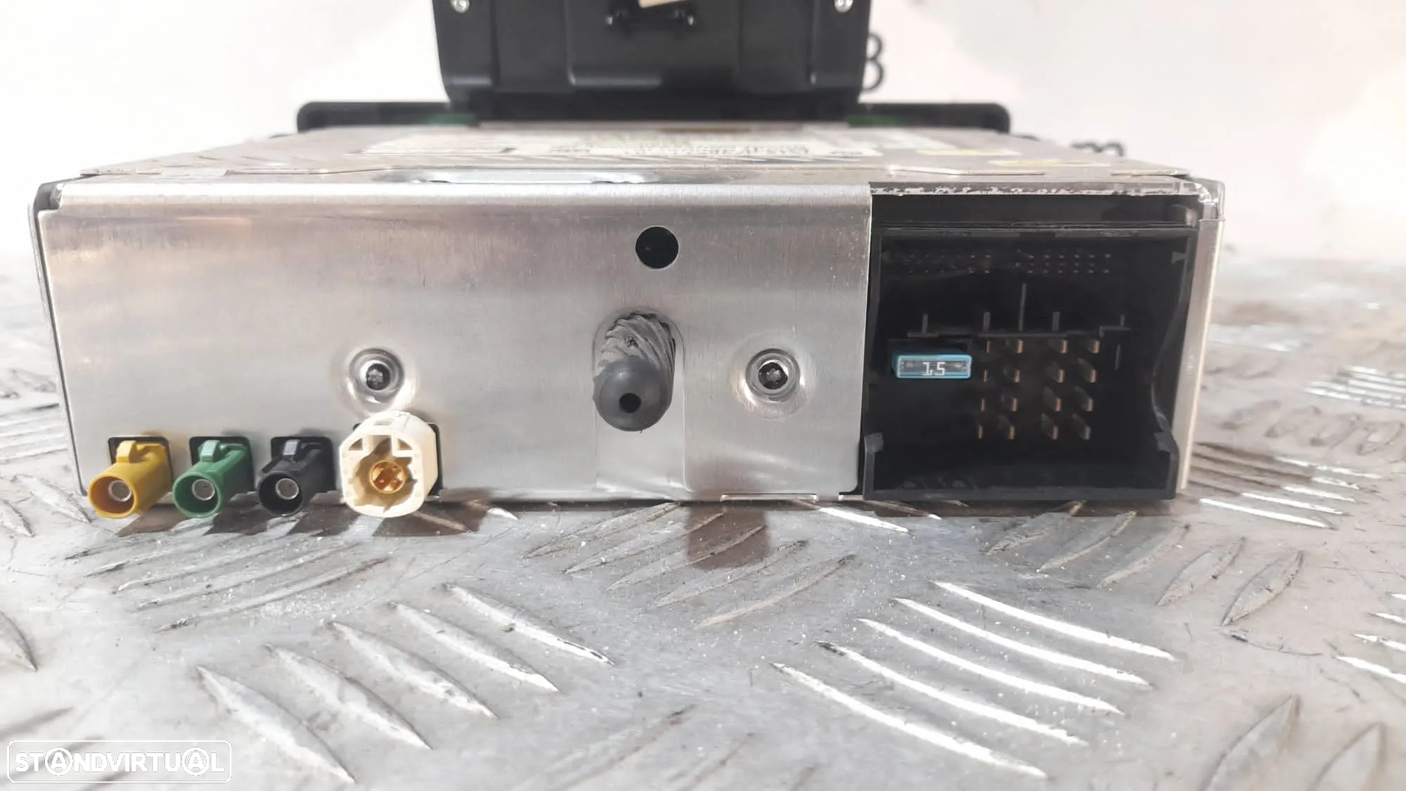 RADIO AUTORADIO LEITOR CD MP3 MINI COOPER R56 R55 CLUBMAN R57 CABRIO 65123456871 3456871 DISPLAY COMANDOS COMUTADOR PAINEL CONTROLO COMUNICAÇÃO - 4