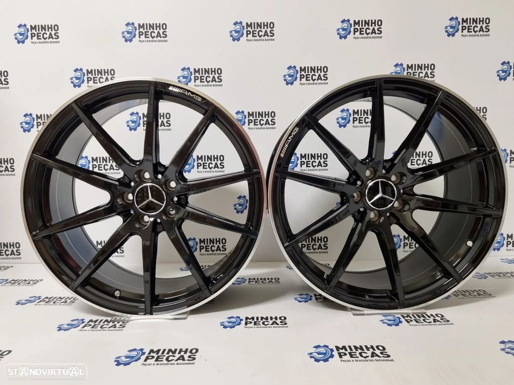 Jantes Mercedes E63 S AMG em 20 Black Lip Polish - 1