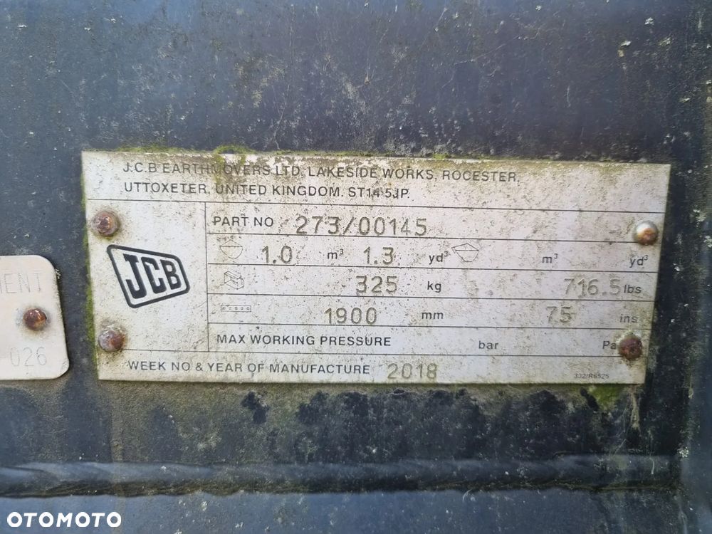 Łyżka do ładowarki Volvo 190cm 1m3 BIG BM Duży BM L30 L35 2m Jcb 200cm 180 - 6