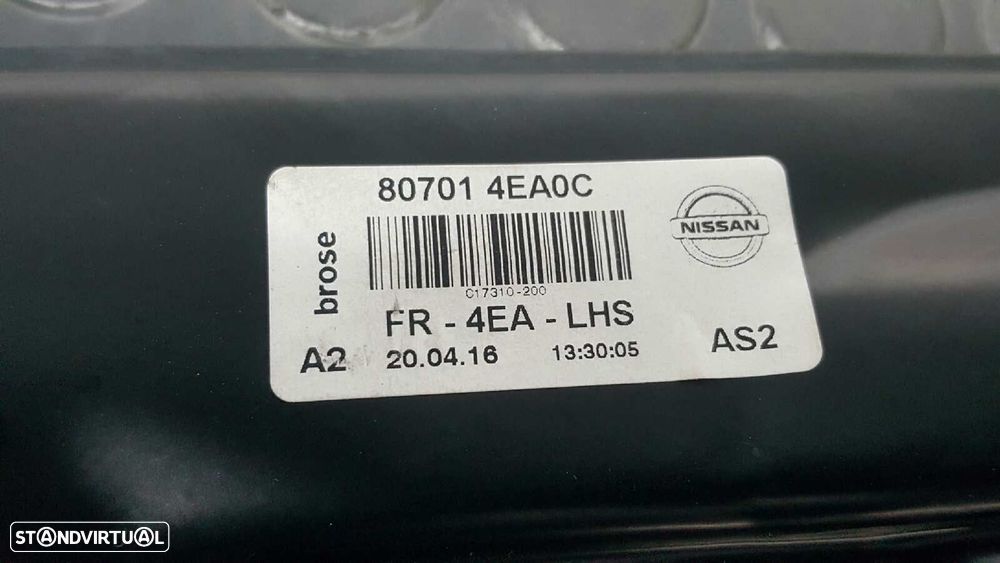 ELEVADOR FRENTE ESQUERDO NISSAN QASHQAI (J11) TEKNA - 3