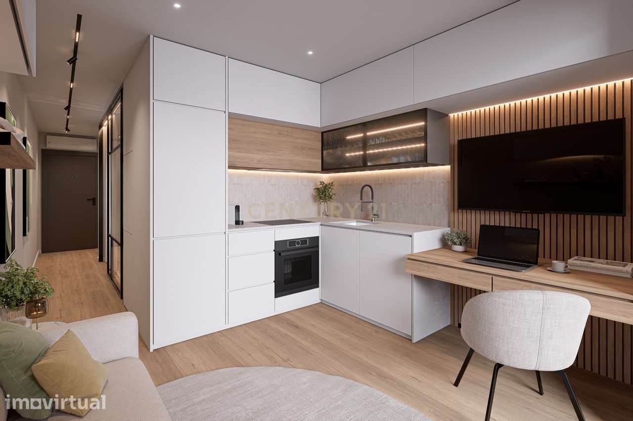 Apartamentos || Leiria || Tipologia T1 - Grande imagem: 2/17