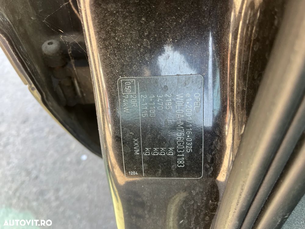 Dezmembrez Opel Zafira B 2007 negru CDTI - 9