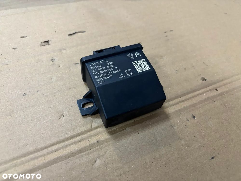 OPEL CORSA F 2019- MODUŁ ŚWIATEŁ LED 9834547780 EUROPA - 2