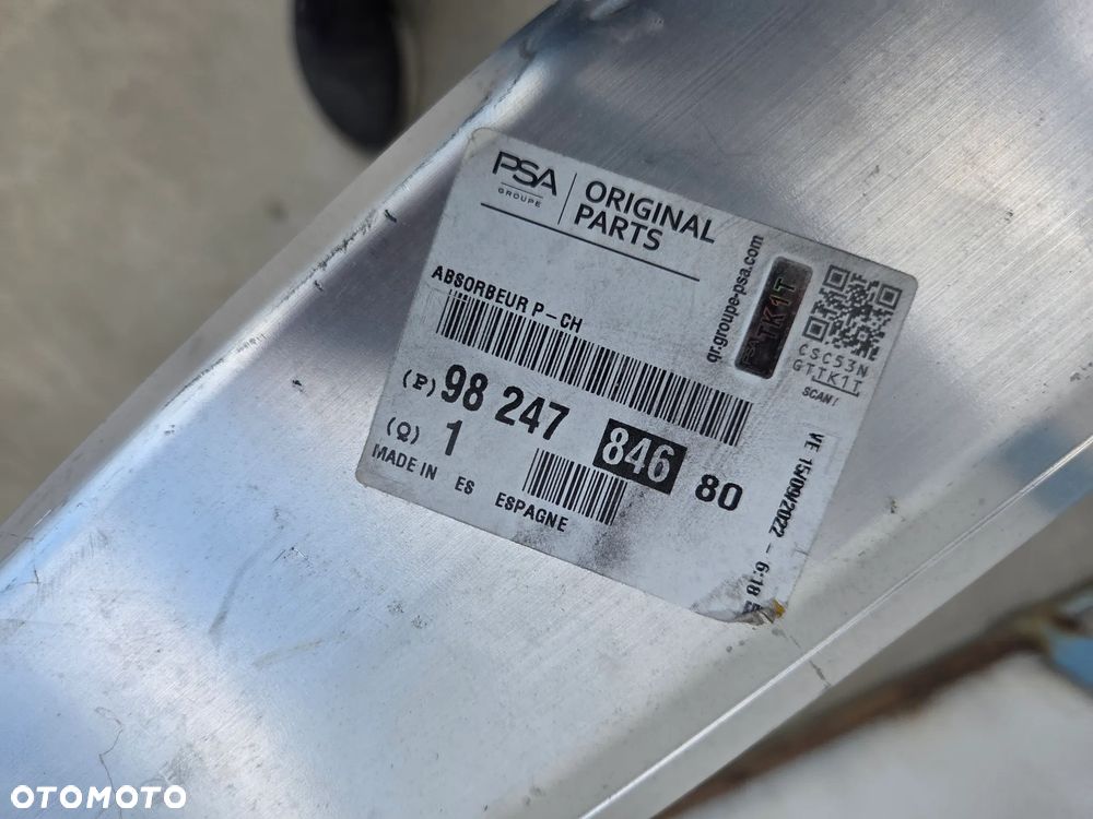 Belka wzmocnienie zderzaka przód Peugeot 208 II 9824784680 NOWA - 7