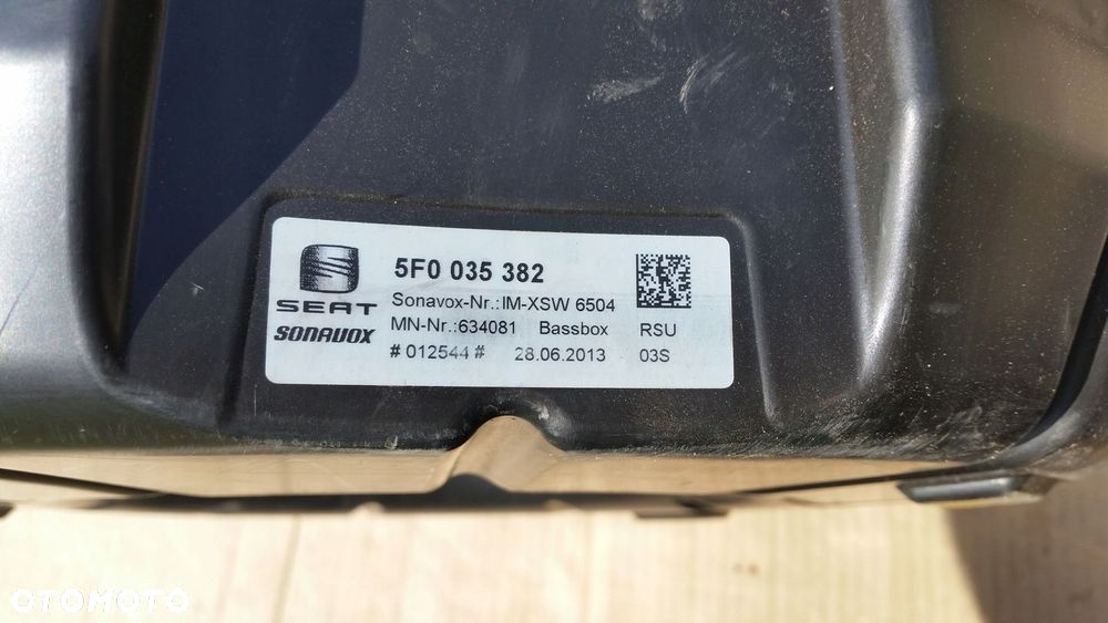 SUBWOOFER SEAT SOUND SEAT LEON III 5F0035382 - 7