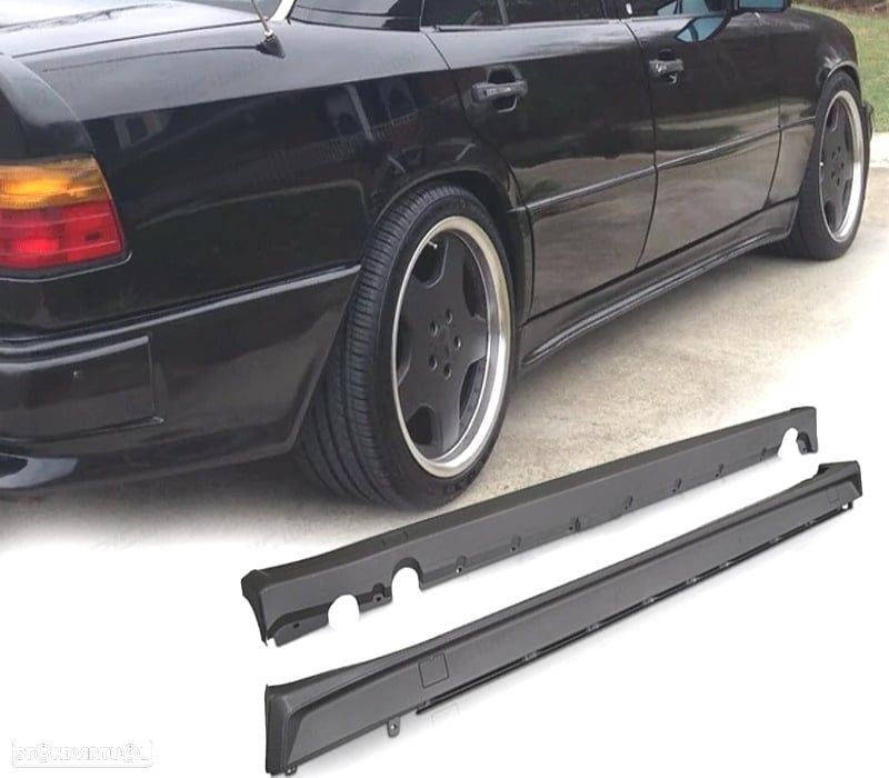 EMBALADEIRAS MERCEDES CLASSE E W124 4P 85-93 LOOK AMG - 1