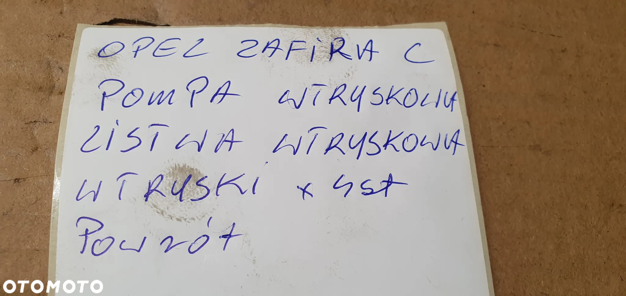 Wtryskiwacze wtryski układ wtryskowy paliwa zestaw pompa listwa Opel Zafira C 2.0 CDTI - 20