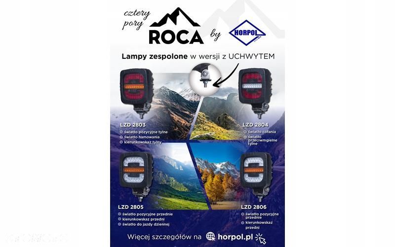 LAMPA ZESPOLONA LED TYLNA TRAKTOR PRZYCZEPA 12/24V 3 FUNKCYJNA Z UCHWYTEM - 5