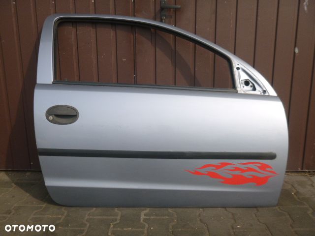 DRZWI PRAWY PRZÓD PRAWE PRZEDNIE KOMPLETNE OPEL CORSA C 3D Z163 - 3