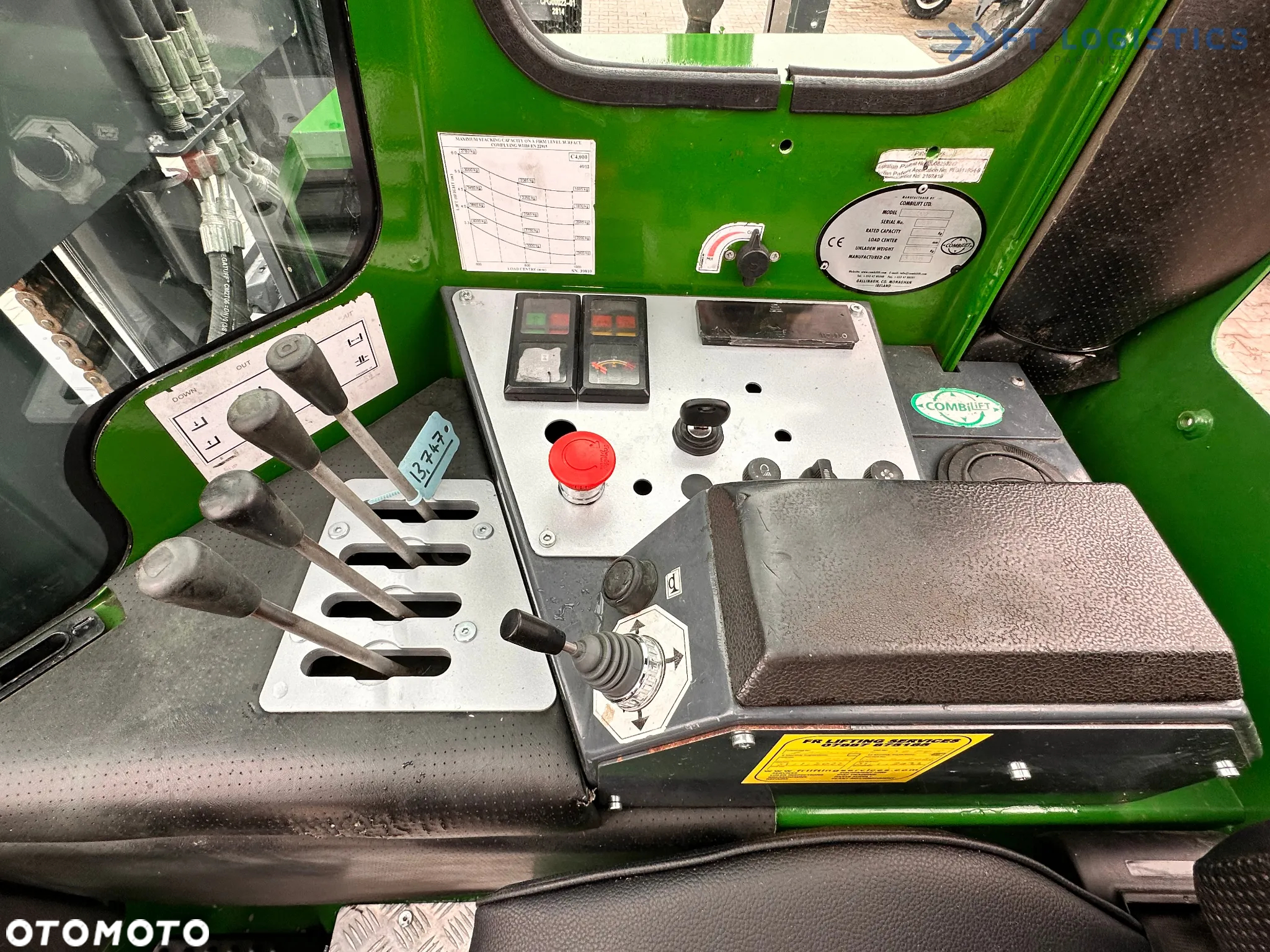 Combilift C4000 / LPG / DUPLEX / WYSOKOŚĆ PODNOSZENIA 550CM / WOLNY SKOK / JAK NOWY - 12
