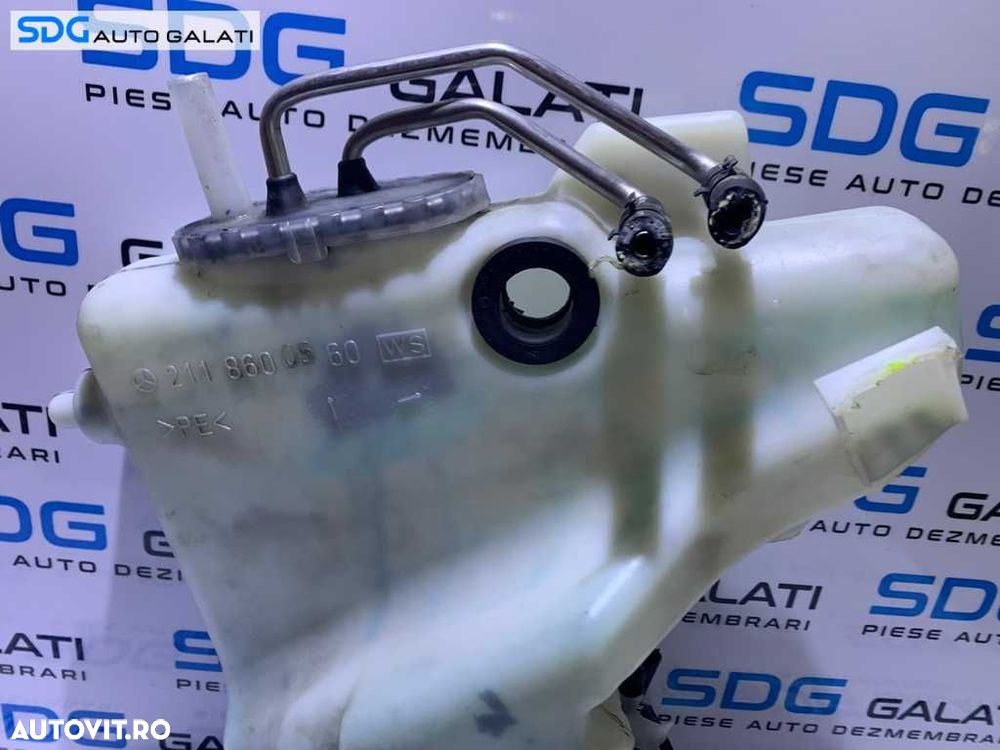 Rezervor Vas Lichid Stropgel Spalatoare Parbriz si Faruri Mercedes Benz W211 E Class 2002 - 2009 Cod 2118600560 - 2