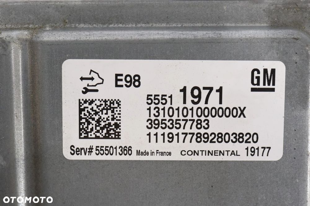Opel Insignia B komputer silnika 55511971 - 2
