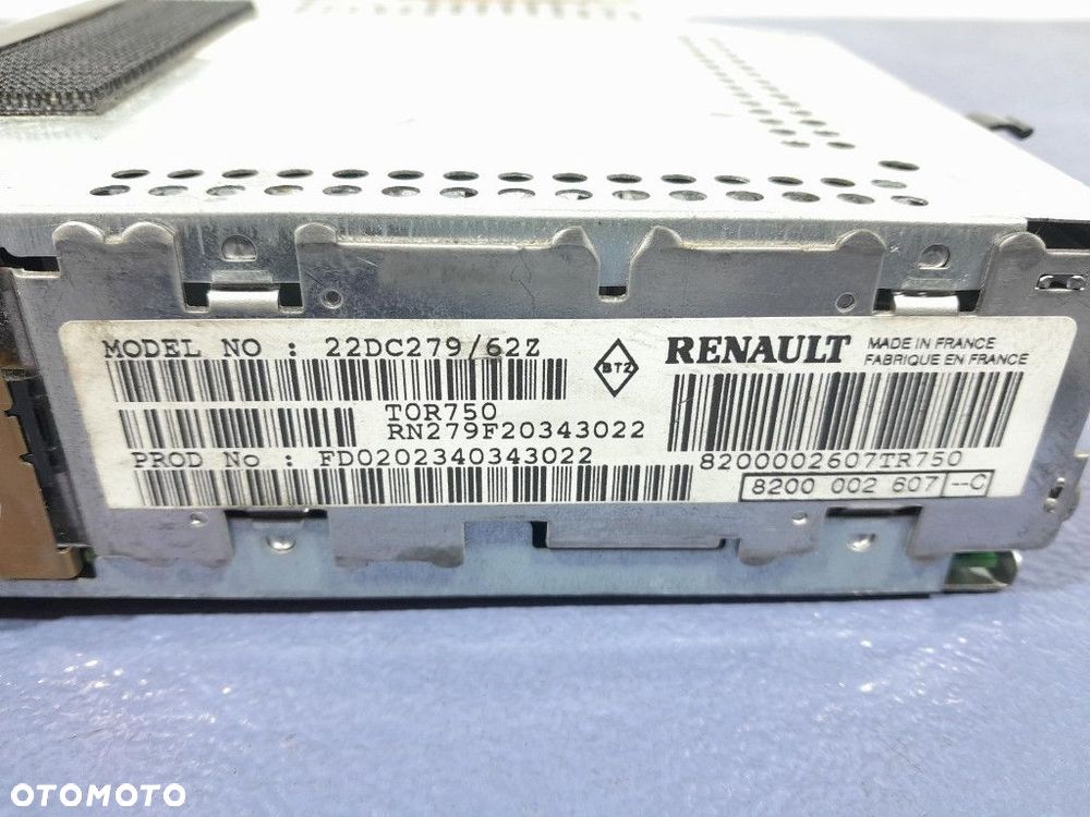 RENAULT LAGUNA II RADIO CD FABRYCZNE 8200002607 - 5