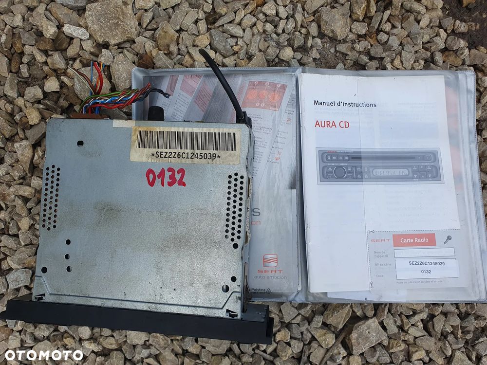 RADIO AURA CD2 SEAT LEON I TOLEDO II 1M0035186K + KOD  POSIADAM 2 SZT - 8