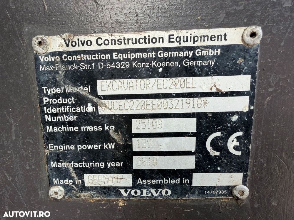Volvo EC220EL Excavator - 2