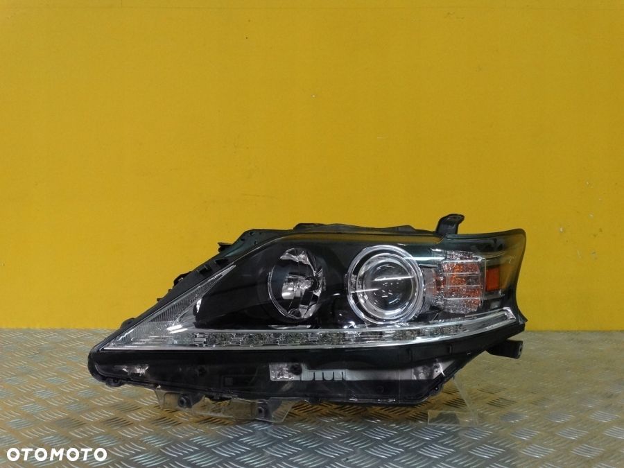 LEXUS RX RX350 2012- REFLEKTOR LAMPA LEWA ZWYKŁA SOCZEWKOWA Z LED USA - 1