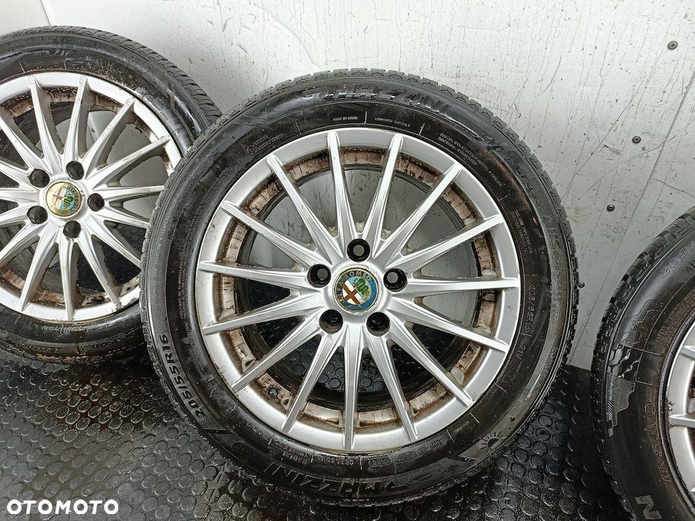 FELGI ALUMINIOWE KOMPLET 16 Z OPONAMI ALFA ROMEO 159 60690478  205/55R16 - 5
