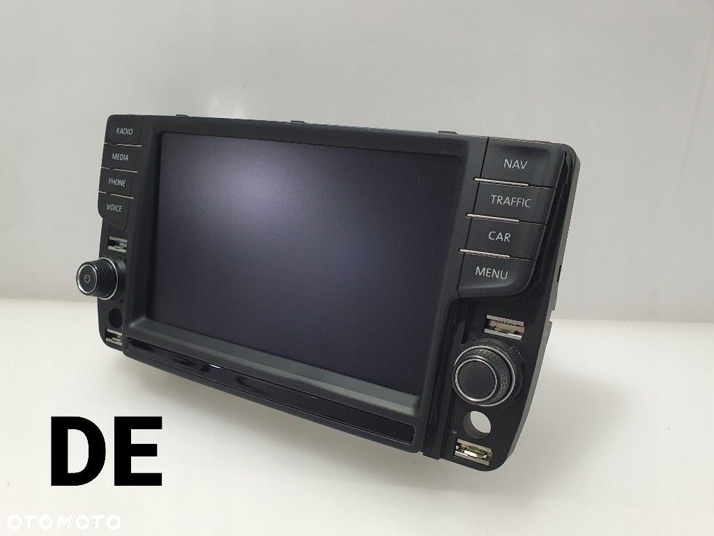 VW GOLF VII SPORTSVAN MONITOR NAWIGACJI MMI EKRAN LCD 5G0919606 SUPER STAN - 1