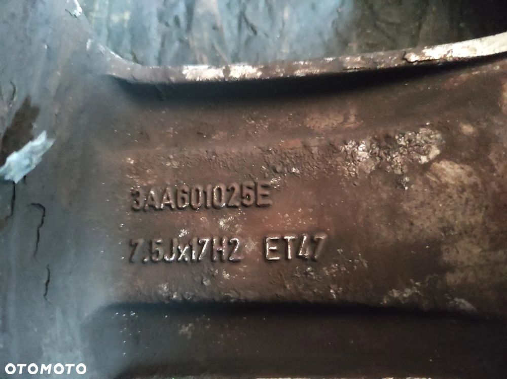 FELGA ALUMINIOWA KOŁO ALUFELGA VW PASSAT B7 R17 7.5J ET47 3AA601025E WYSYŁKA !!!! - 3