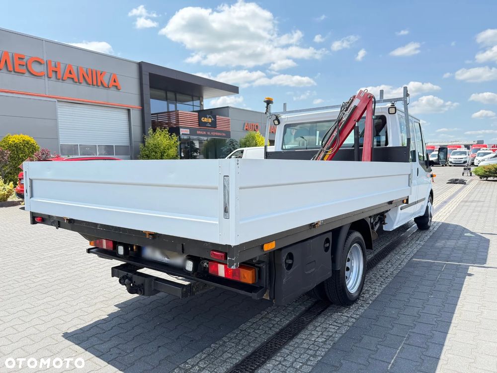 Ford Transit Doka Brygadówka 6-miejsc + Skrzynia 3.48 m + HDS Zarejestrowany w PL - 5