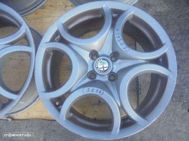 Jogo De Jantes Jgjant1216 ALFA ROMEO MITO 2014 1.4 77CV 3P PRETO ET39 7X17 4X98 58.2MM - 1