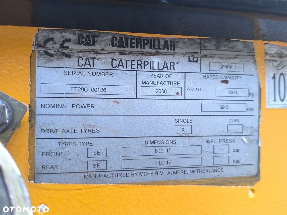 Caterpillar GP 40K 2 - 7