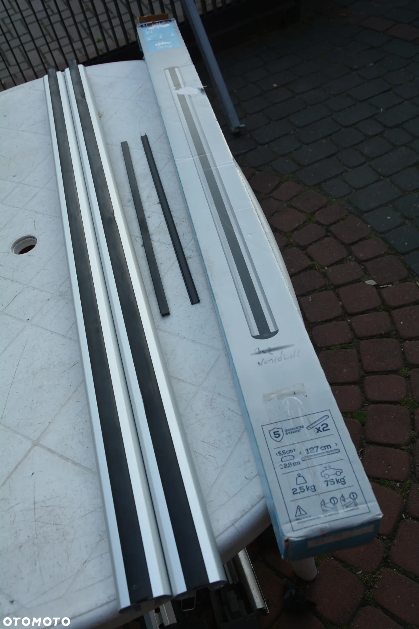 Belki do bagażnik dachowego Thule/ Norauto 127cm alu - 2