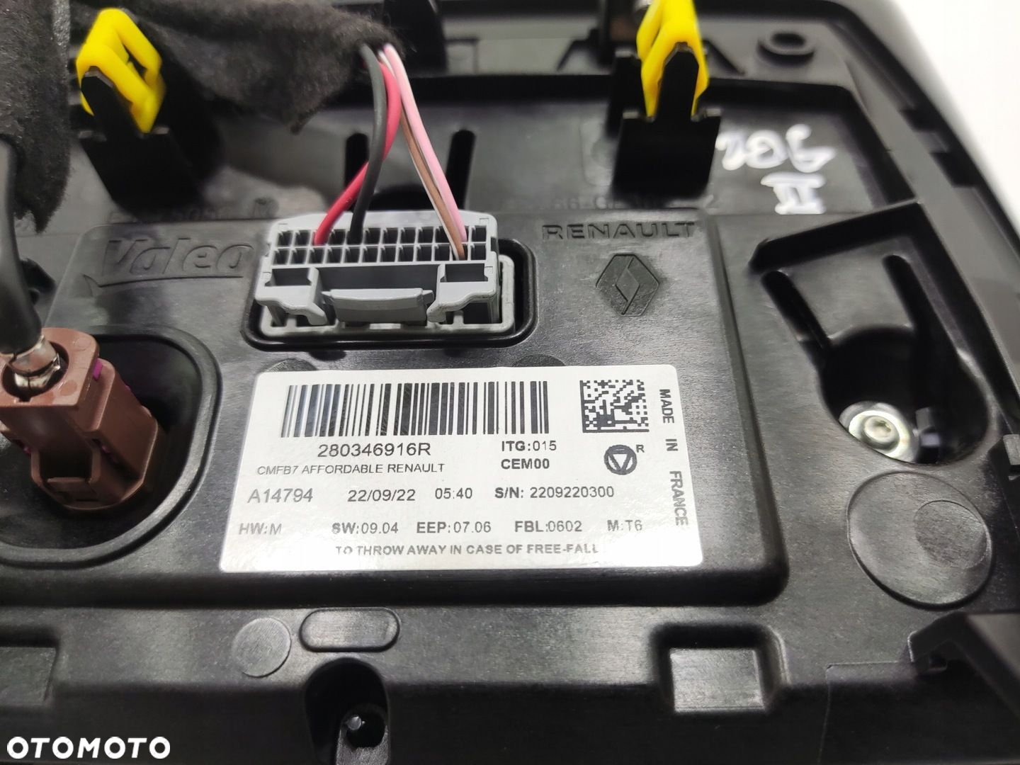 WYŚWIETLACZ EKRAN MONITOR NAWIGACJI RENAULT ZOE II 280346916R 2019-2024 - 6