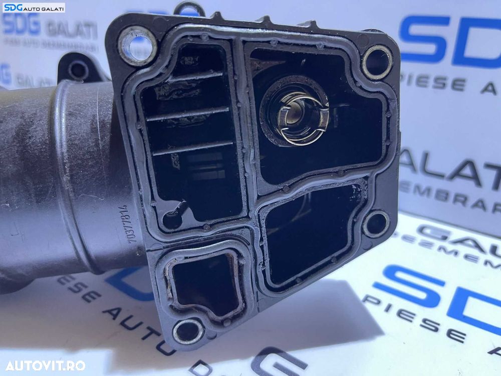 Termoflot Corp Carcasa Filtru Radiator Racitor Ulei Volkswagen Passat B6 1.6 TDI CAY CAYC 2009 - 2010 Cod 03L115389C 03L117021C [D0436] - 4