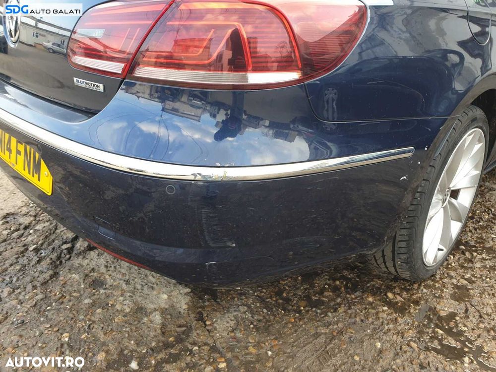 Bara Spoiler Spate cu Locas Senzori Parcare Volkswagen CC 2012 - 2017 Culoare LH5X [C3811] - 3