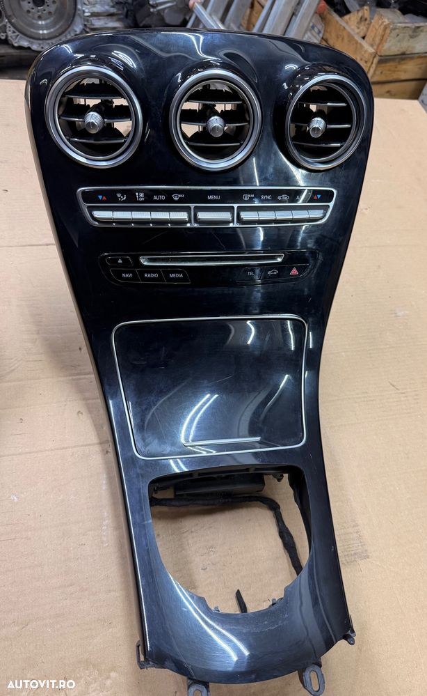 Panou clima central cu comenzi navigatie MERCEDES C-class W205, GLC X253, GLC Coupe C253 an 2014-2021 - 4
