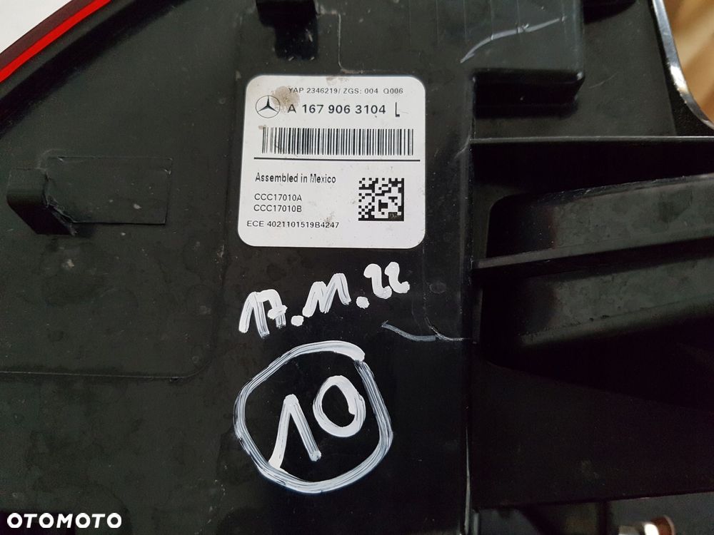 mercedes gle w167 lampa lewy tył a1679063104 - 4