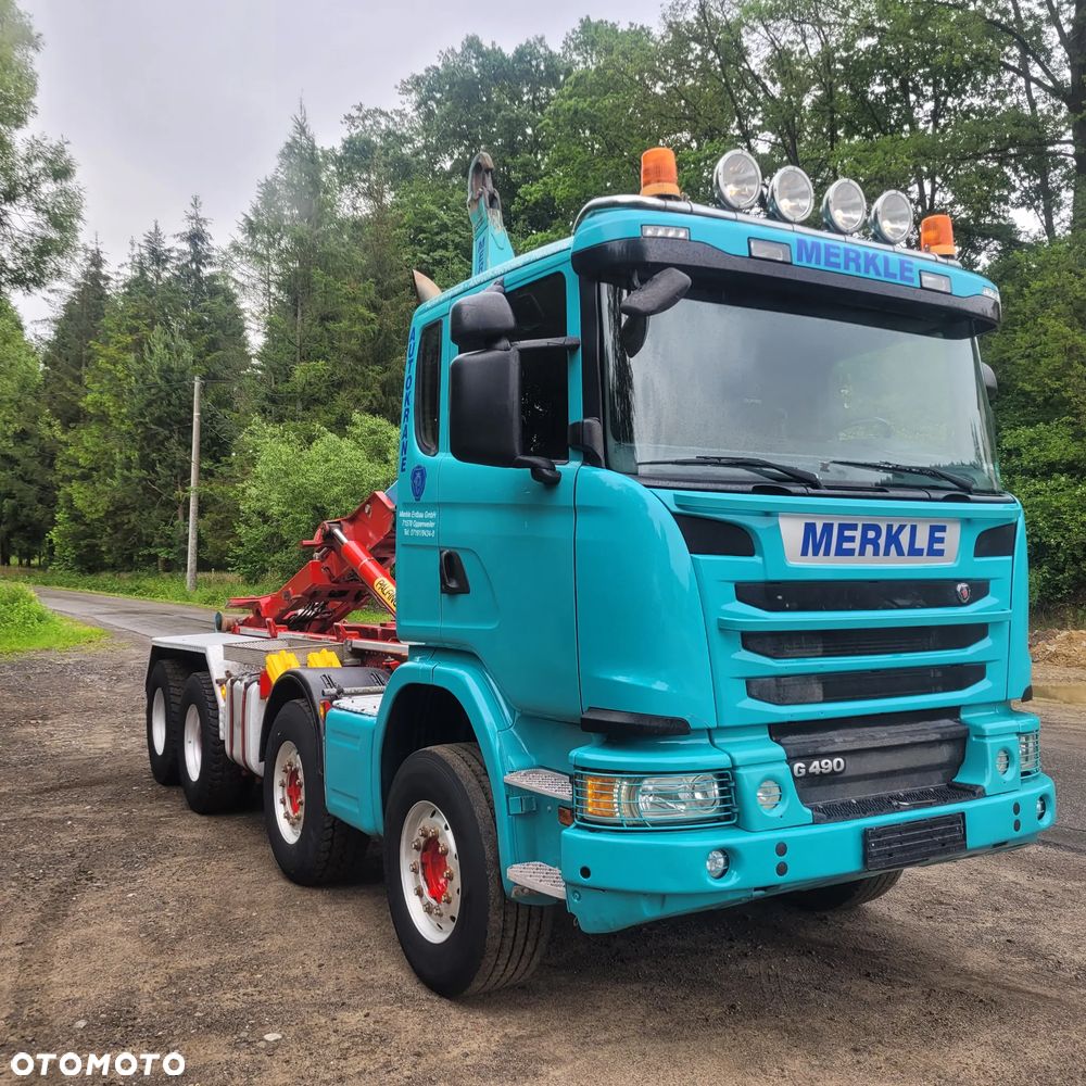 Scania G 490 ,Euro 6, Hakowiec PALFINGER - 7