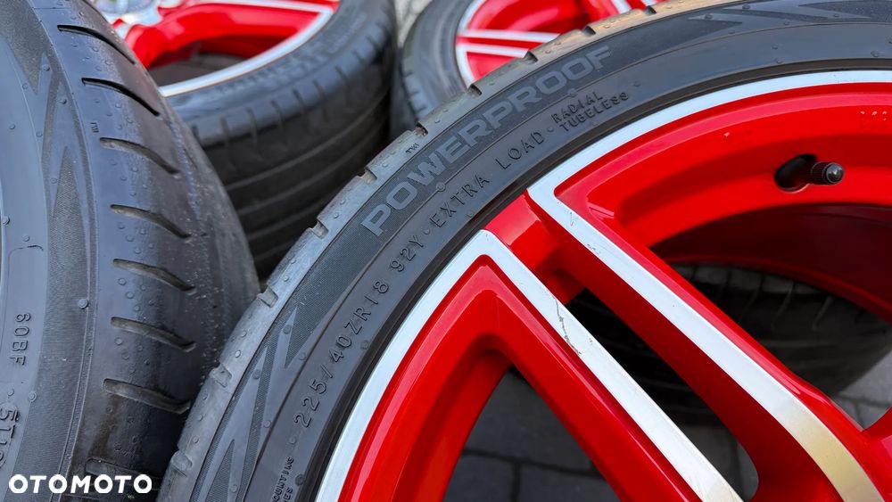 Koła r18 5x120 Borbet 225/40 ET30 8J bmw e46 e36 e39 e60 VW transporter t5 XRT8018 alufelgi KBA49282 - 7
