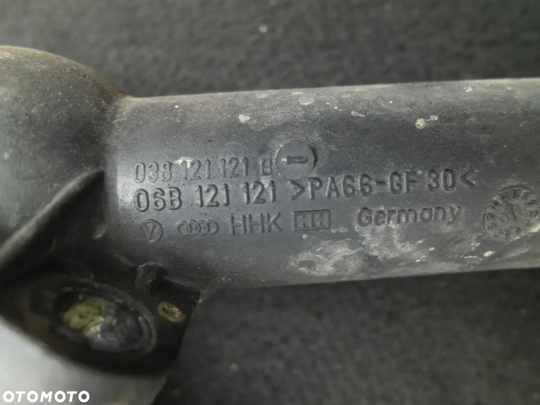 VW PASSAT B5 AUDI 1.9TDI PRZEWÓD RURA WĄŻ KRÓCIEC WODY 06B121121 038121121B - 3
