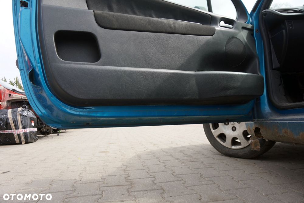 DRZWI PRZEDNIE LEWE 207  3D HB KMU  NIEBIESKI PEUGEOT 2006-2009 - 9