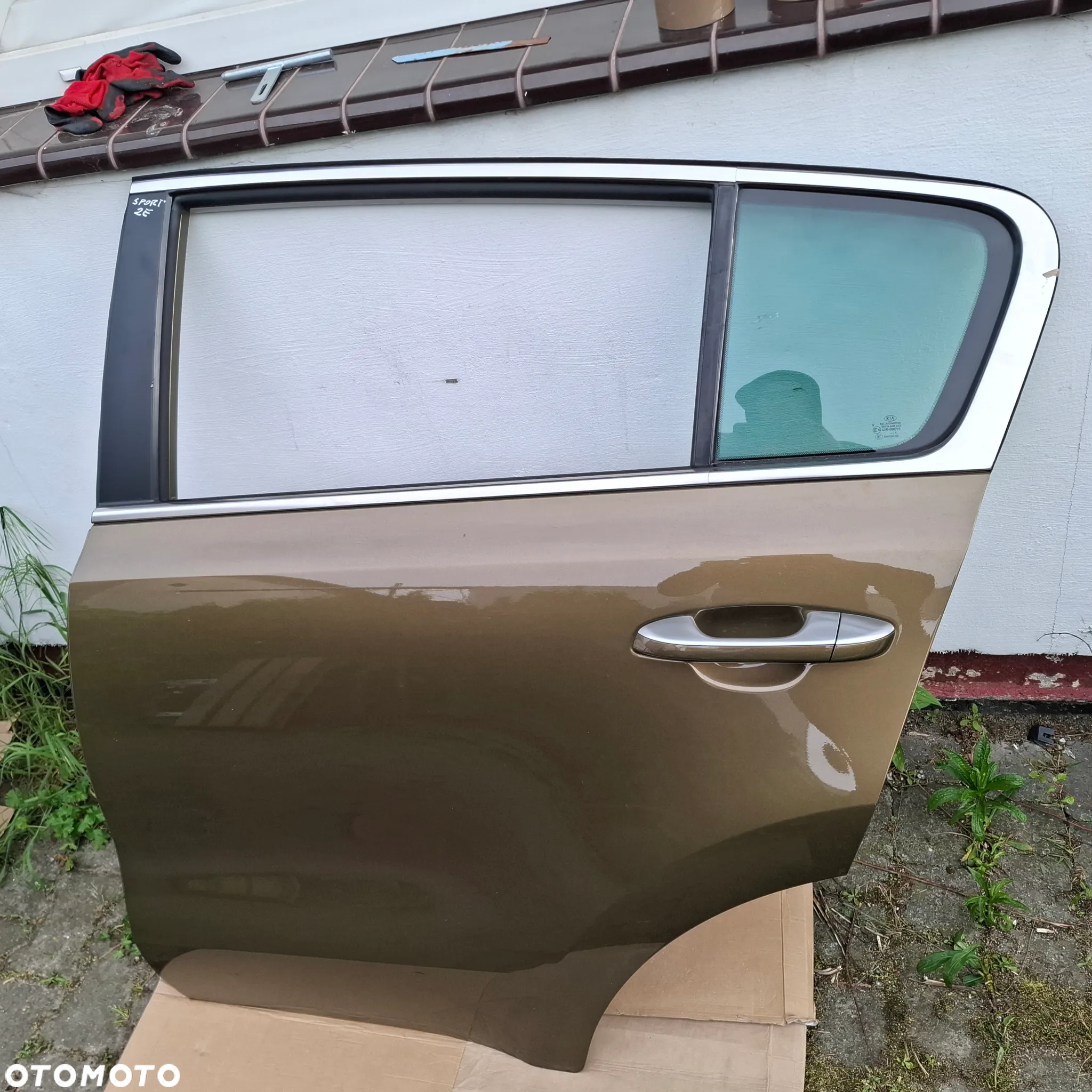 KIA SPORTAGE IV 4 15- DRZWI LEWA STRONA 2e brazowy zielony Alchemy Green PRZÓD LEWE TYŁ LEWE - 16